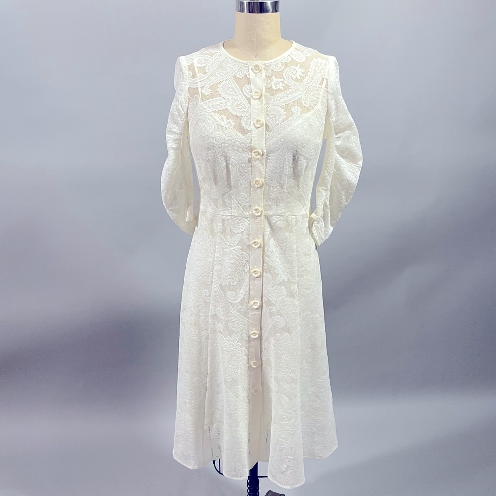 Nanette Lepore Lace 3/4 Sleeve Dress